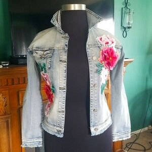 Appliqued Denim Jacket
